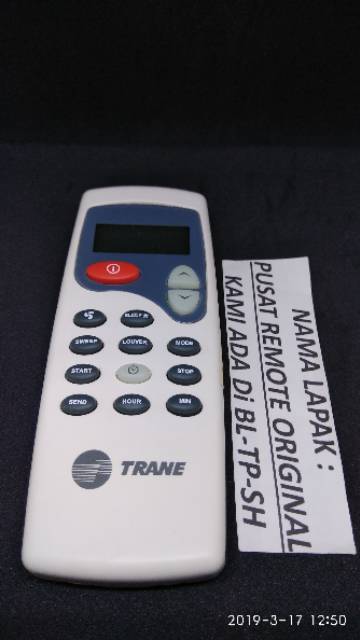 REMOTE REMOT AC TRANE 024-0601 ORIGINAL ASLI