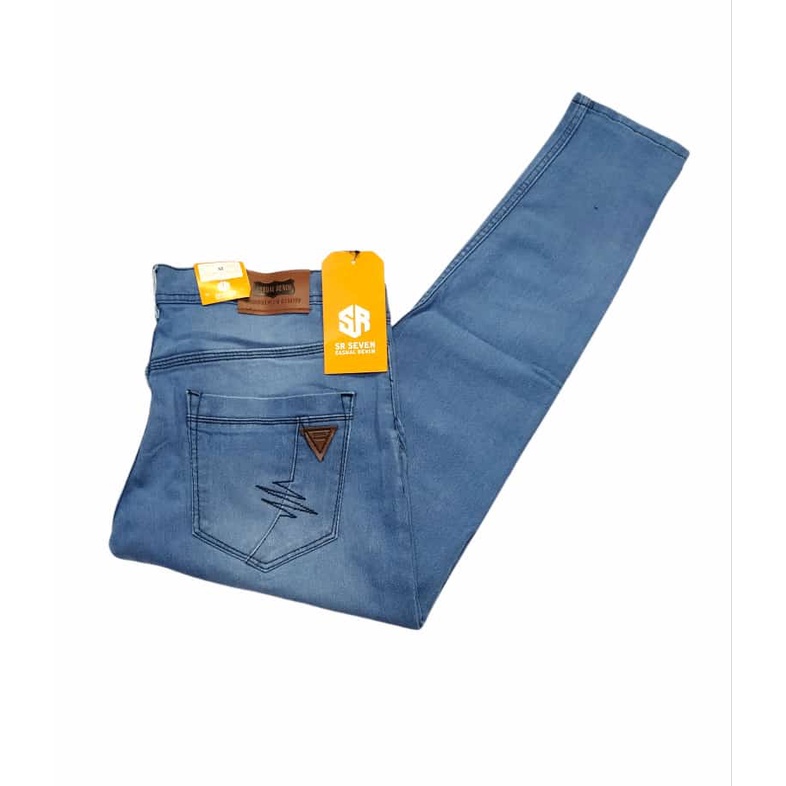 Celana Jeans Pria Slimfit Jeans Denim Pensil Original SR SEVEN 7