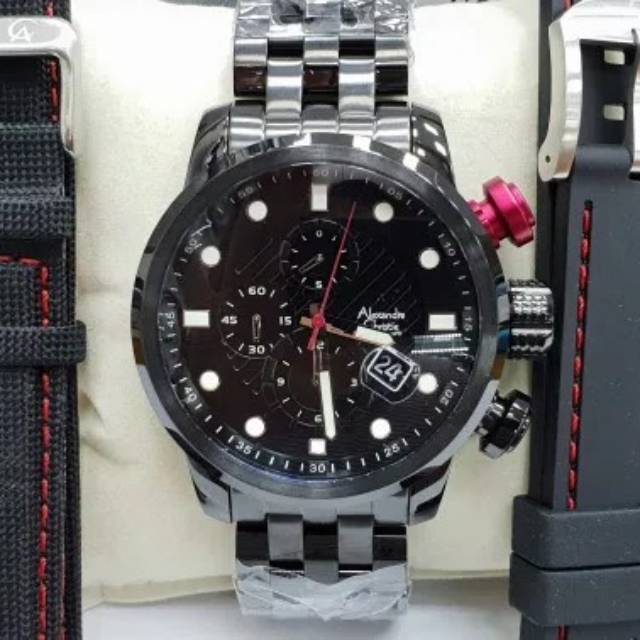 ALEXANDRE CHRISTIE AC 6163 FULL BLACK PAKET ORIGINAL