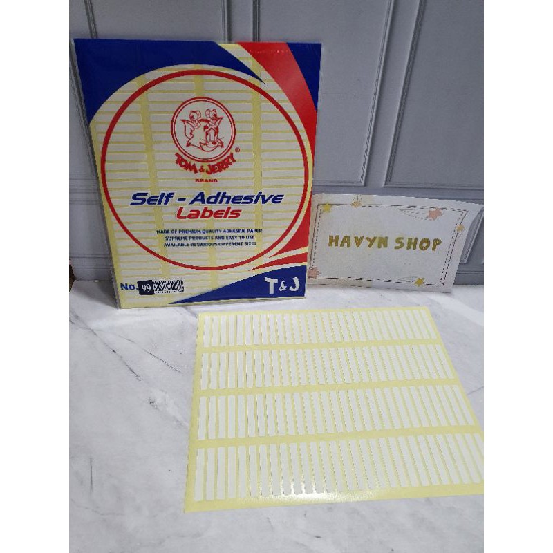 label nama/label/sticker/label kertas/tom jerry-99