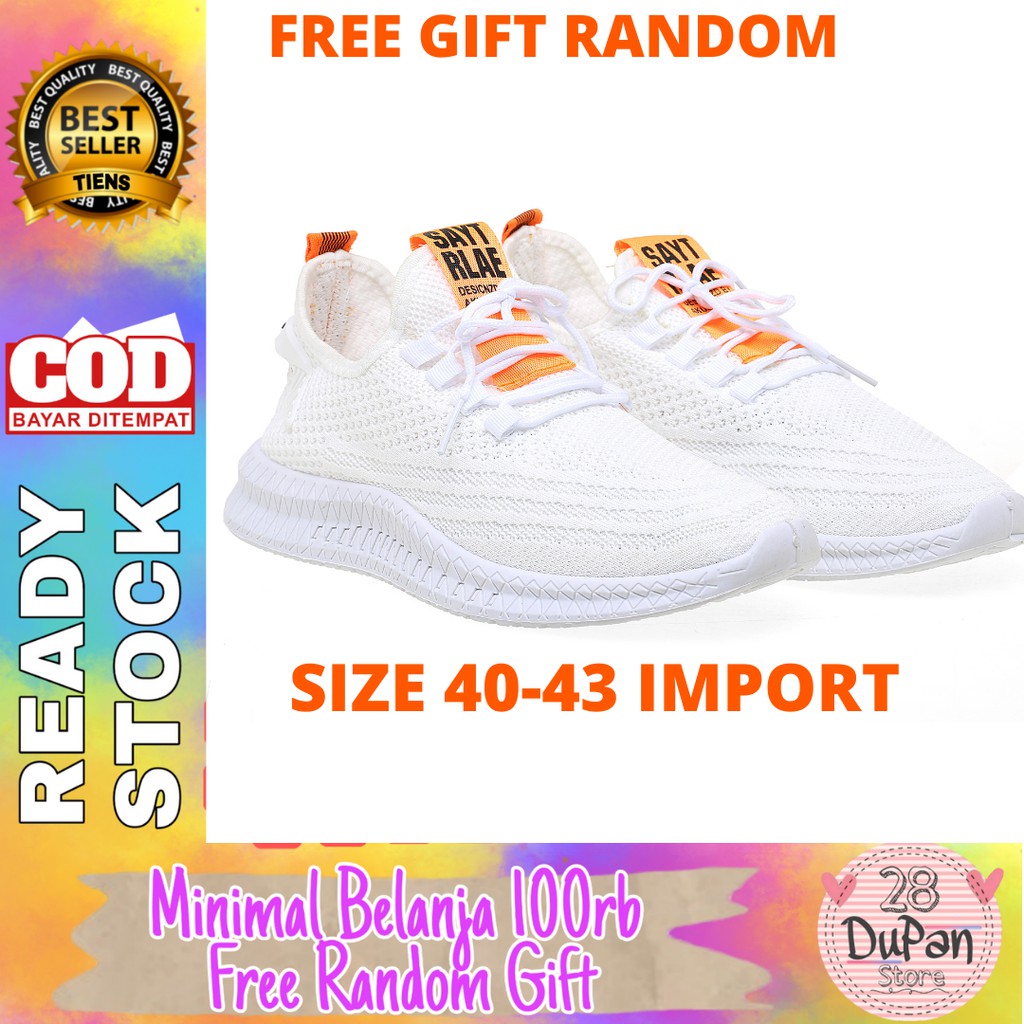 ✅COD - SEPATU RUNNING IMPORT KOREA | SNEAKER WANITA/PRIA CASUAL FOOTWEAR ANTI JEBOL | SEPATU JOGGING
