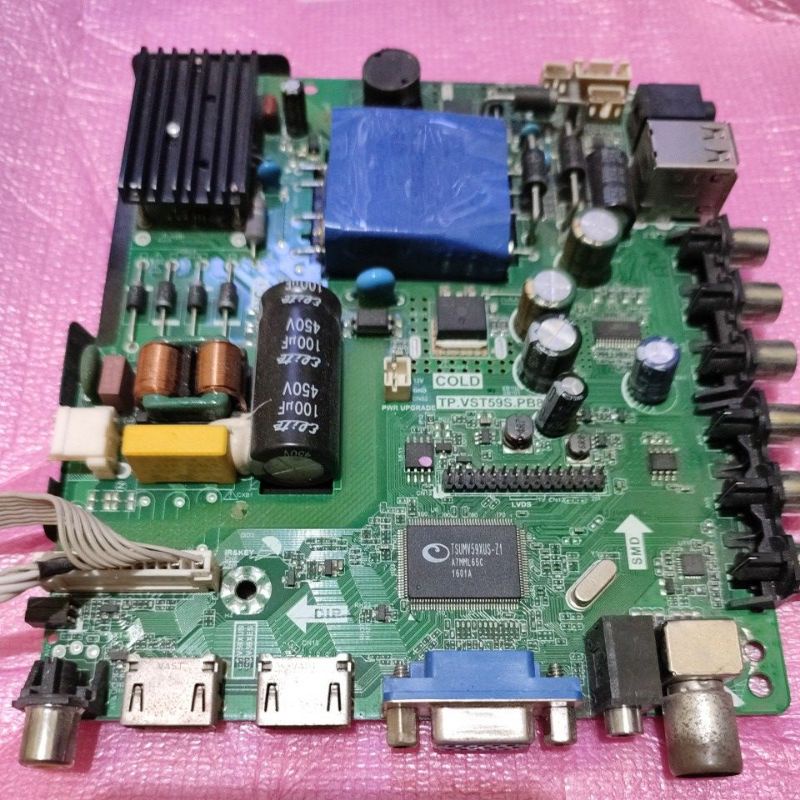 mb modul mesin tv mainboard akari 40d88