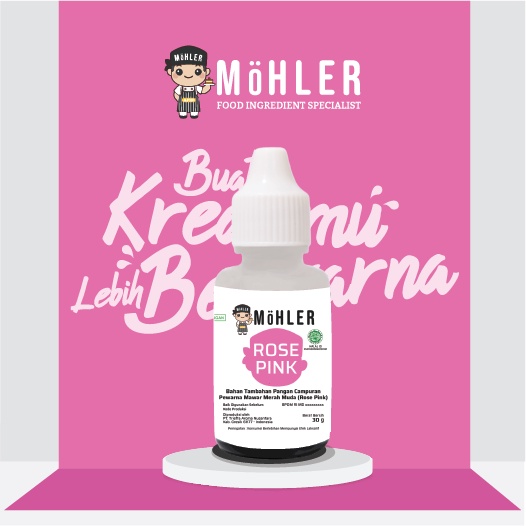 MOHLER Coloring Rose Pink (KLIK KOMBO HEMAT UNTUK BELI 1 GRATIS 1)