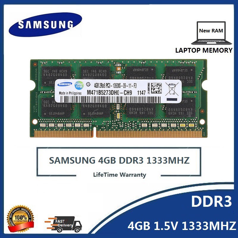 For Samsung 8GB DDR3 1333MHz PC3-10600S 204PIN Laptop RAM Memory SO-DIMM Intel #