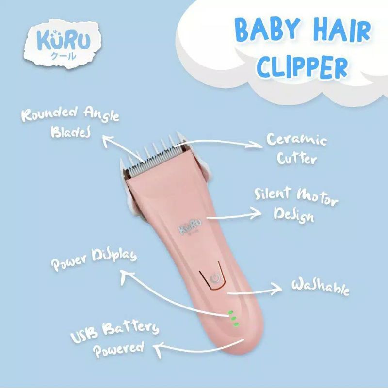 Kuru Baby Electric Hair Clipper