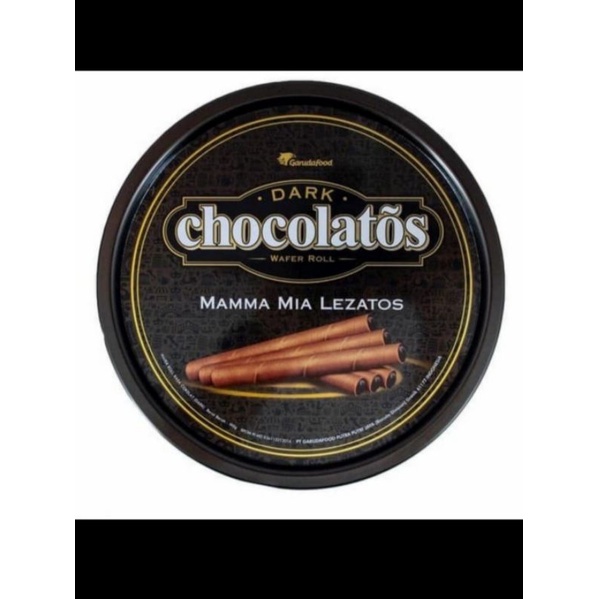 Chocolatos dark 190 gram / Biskuit Kaleng Chocolatos dark