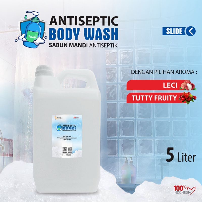 BODY WASH antiseptic aneka aroma wangi kemsanjurigen 5 liter