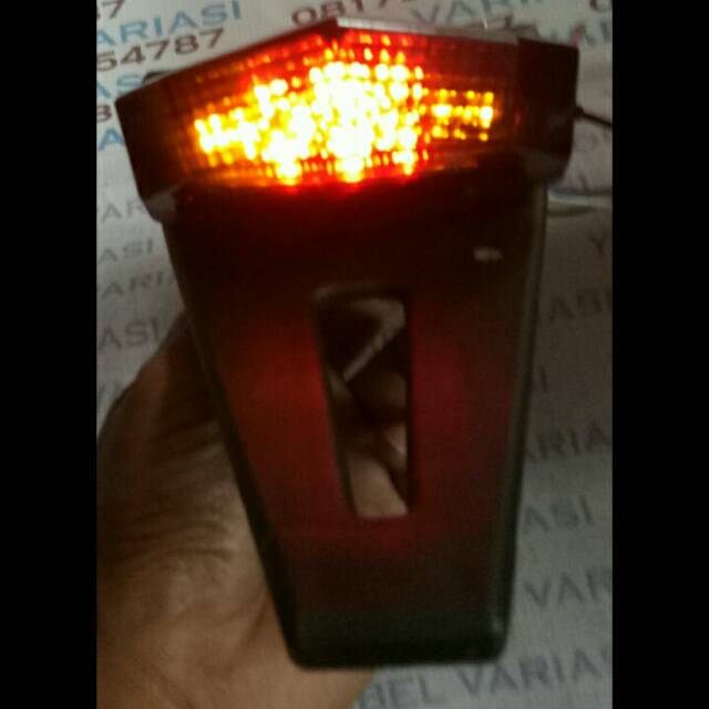 stoplamp LED lampu belakang Universal Motor Trail KLX S / L / BF / DTracker