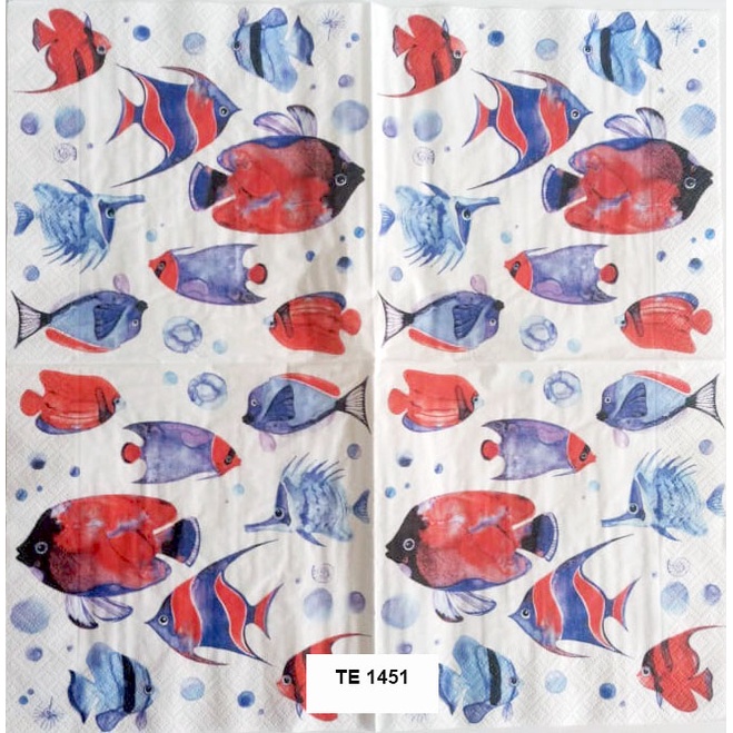 Tisu Napkin Decoupage  Eropah  33X33 CM TE 1451 TTS