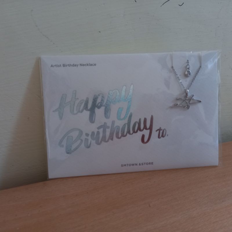 mark birthday necklace nct