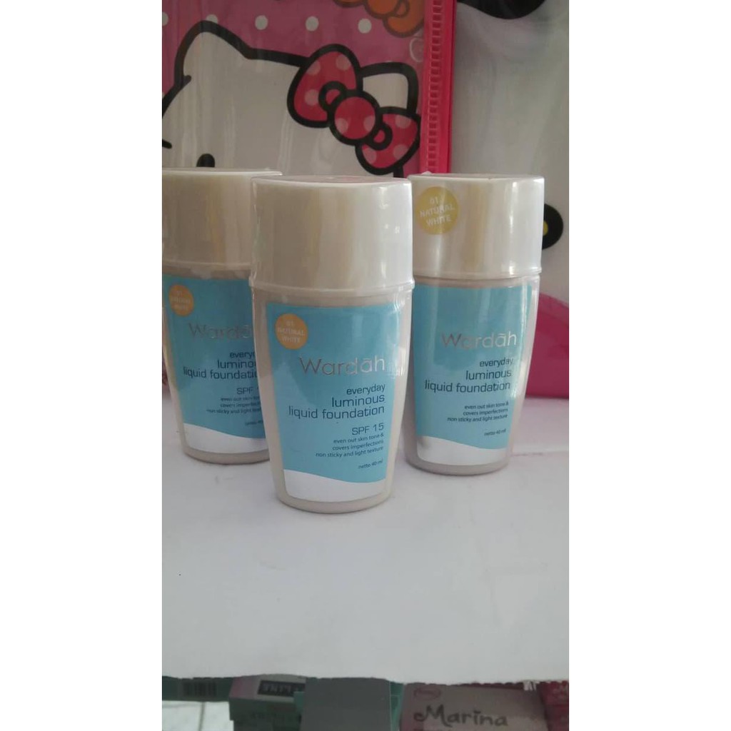 alas bedak wardah cair