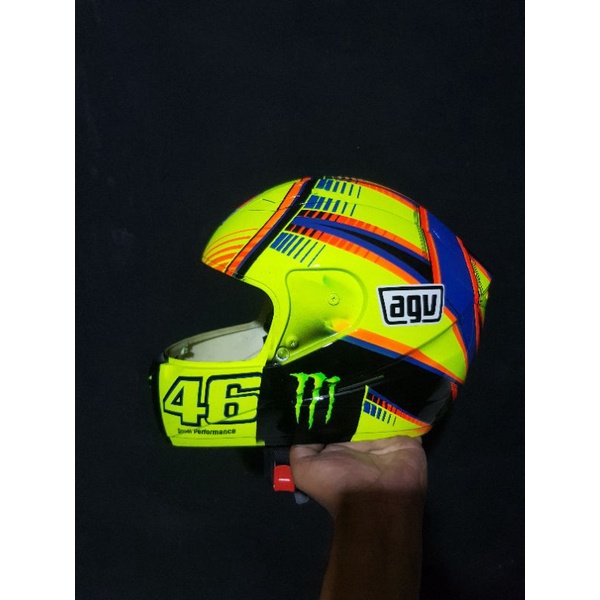 batok helm mds provent sudah repaint motif not agv hjc arai shoei nolan kyt