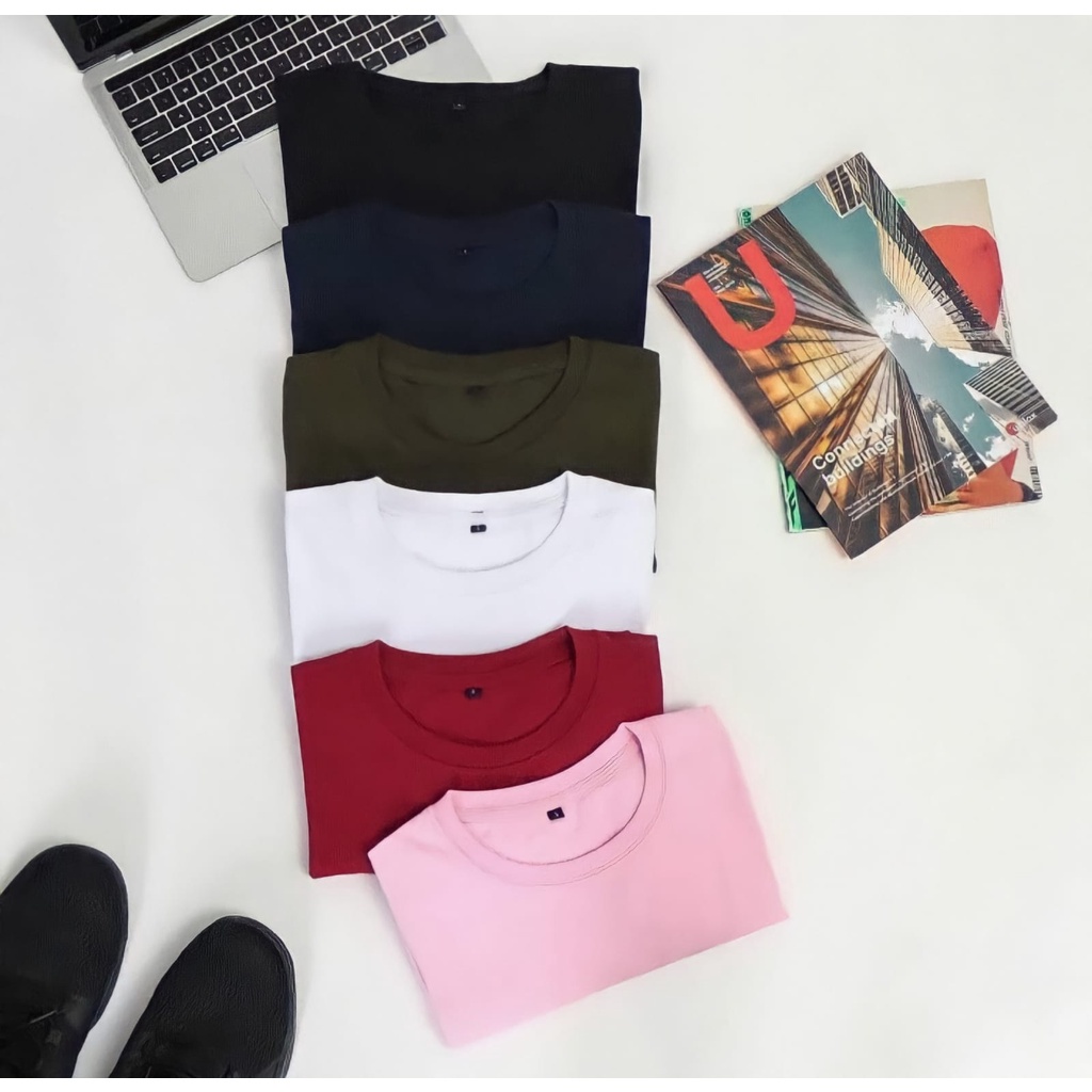 KAOS POLOS DEWASA UNISEX OBLONG