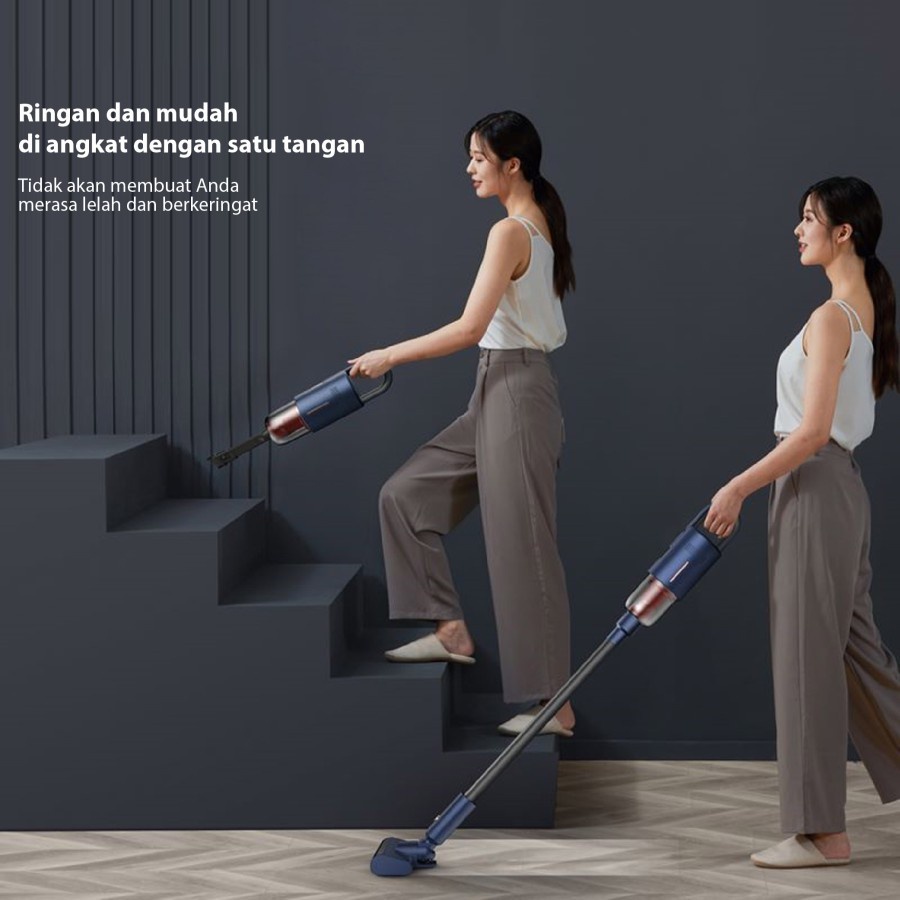 Deerma VC811 Cordless Vacuum Cleaner Portable Handheld Penyedot Debu