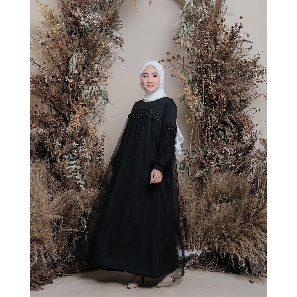 MAXI DRESS WANITA / NEW ZOYYA MAXI / DRESS MAXI PESTA TILE / DRESS KONDANGAN REMAJA-5