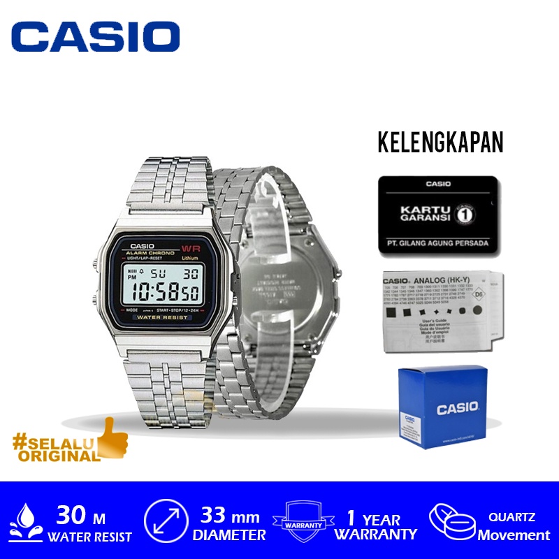 Casio General Digital Man A159WA-1DF/A159WA-1DF/A159WA