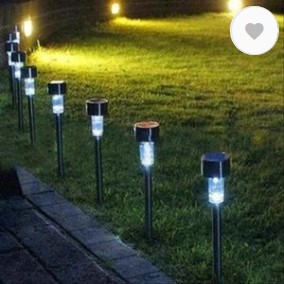 Lampu Taman Tenaga Surya Dengan Sensor Cahaya