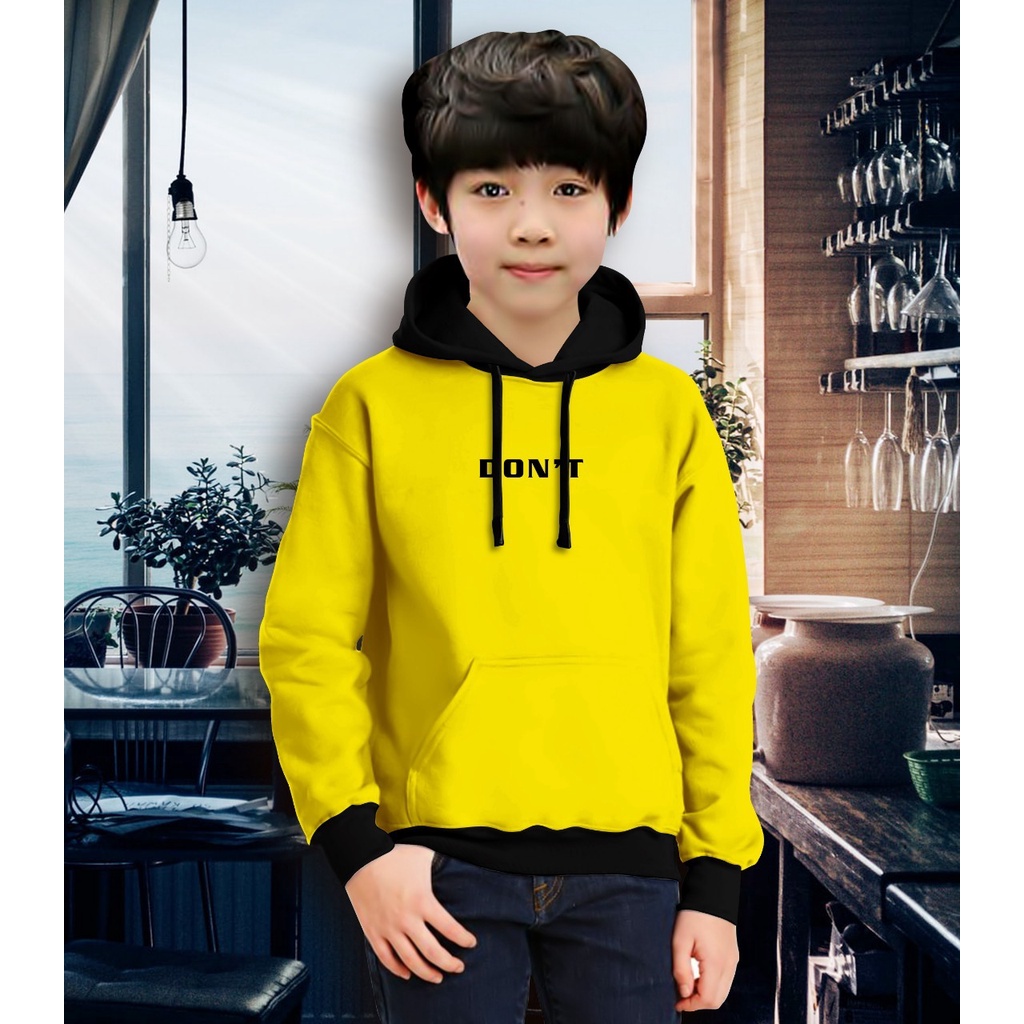 Jaket Anak Laki Laki/Jaket Anak Terbaru/Hoodie Anak Don't  Gaming Bahan Fleece Tebal 4-11 TAHUN