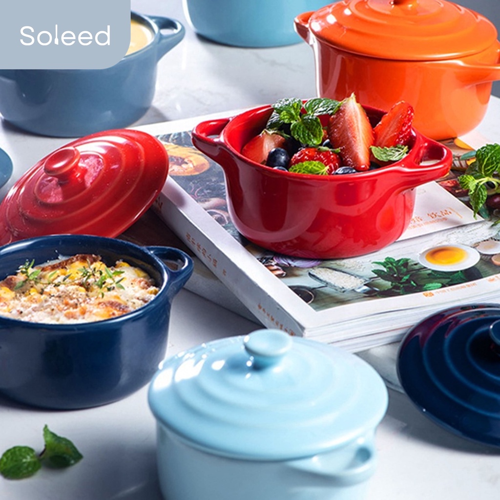 MANGKOK KERAMIK MINI TUTUP | CERAMIC BOWL | RAMEKIN OVEN NORDIC CW0001