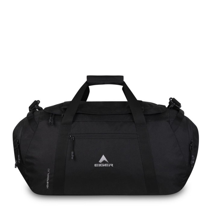 Tas Traveling Eiger HOMETOWN 50 DUFFLE Black 91000 5779 Original BDG