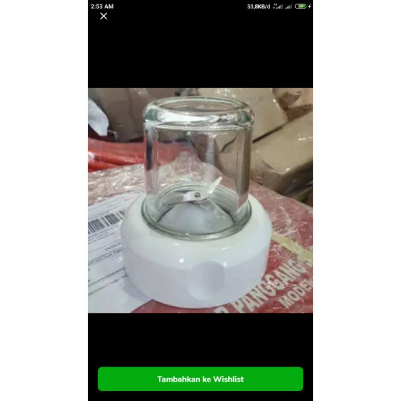 gelas bumbu dry Mill HR2815 kaca