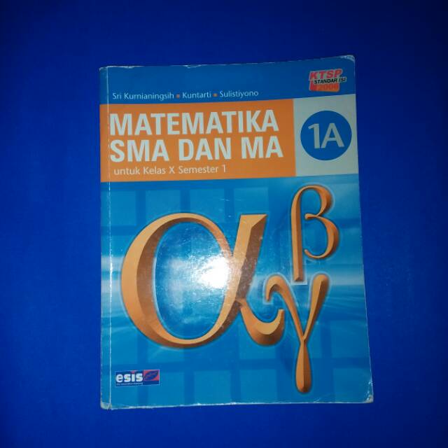 Buku Matematika SMA Kelas 1A