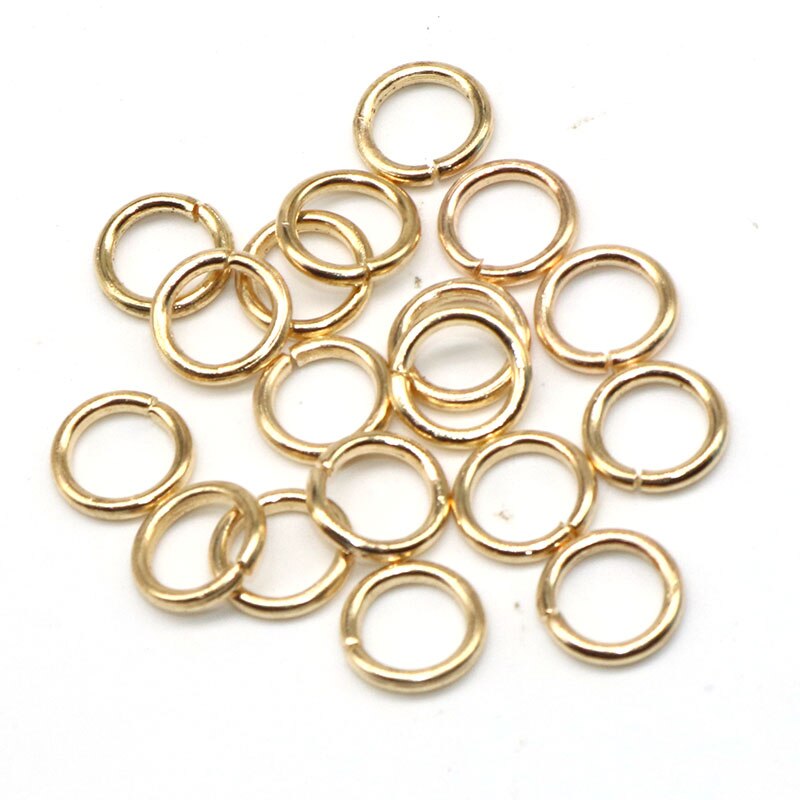 200Pcs Cincin hoops Single Loops Ukuran 8mm Untuk Komponen Perhiasan