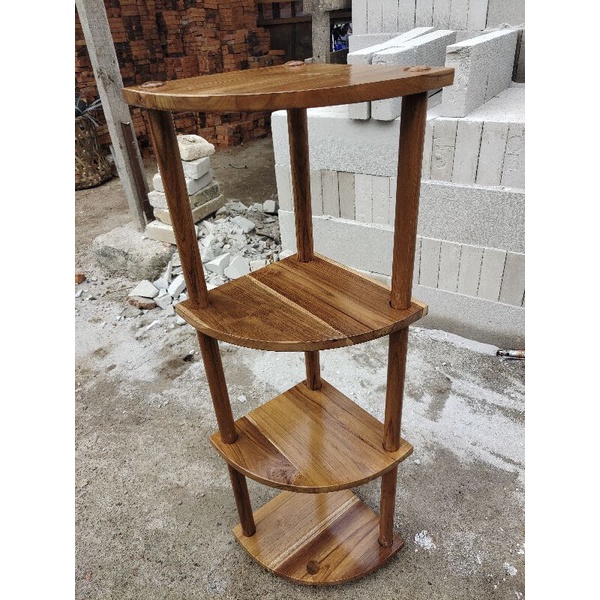 Rak helm Kayu Jati Asli Super Premium