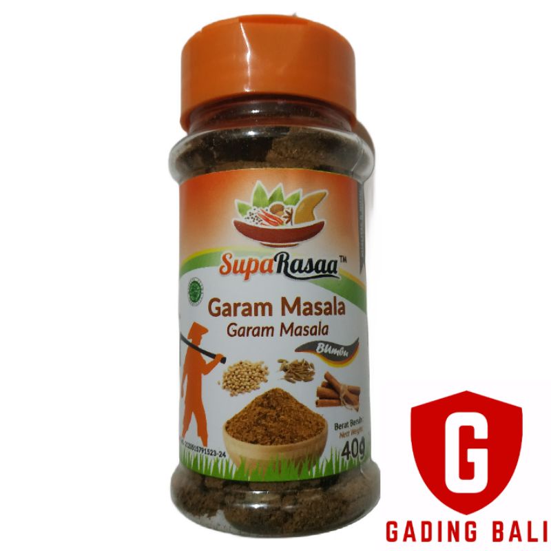 

Bumbu Garam masala bubuk botol suparasa kemasan 40gr