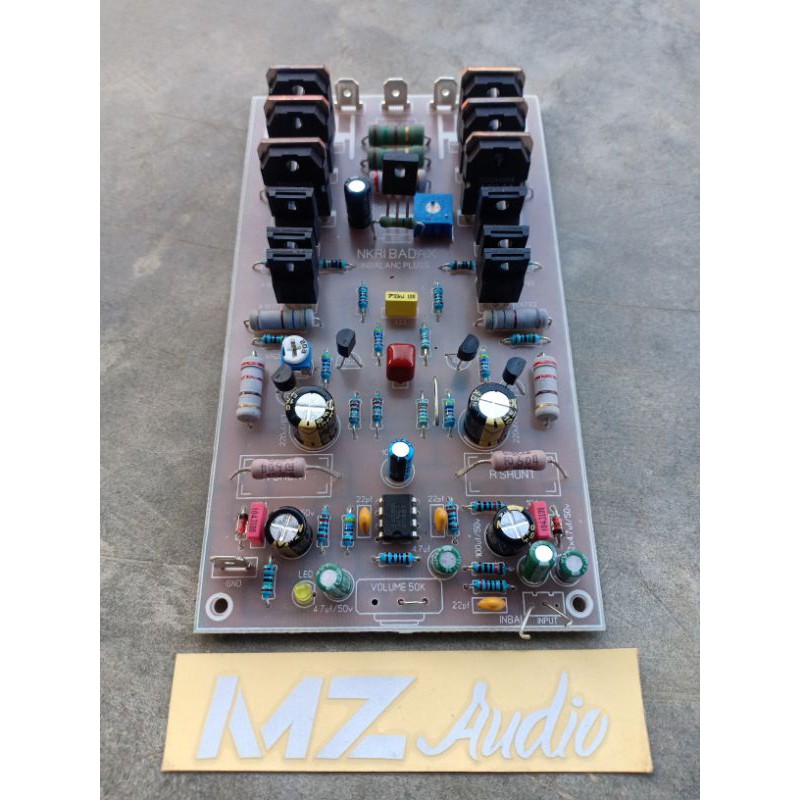 Driver amplifier audio nkri badak in balance mz audio