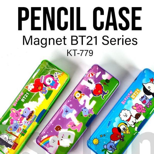 

tempat pensil magnet bts