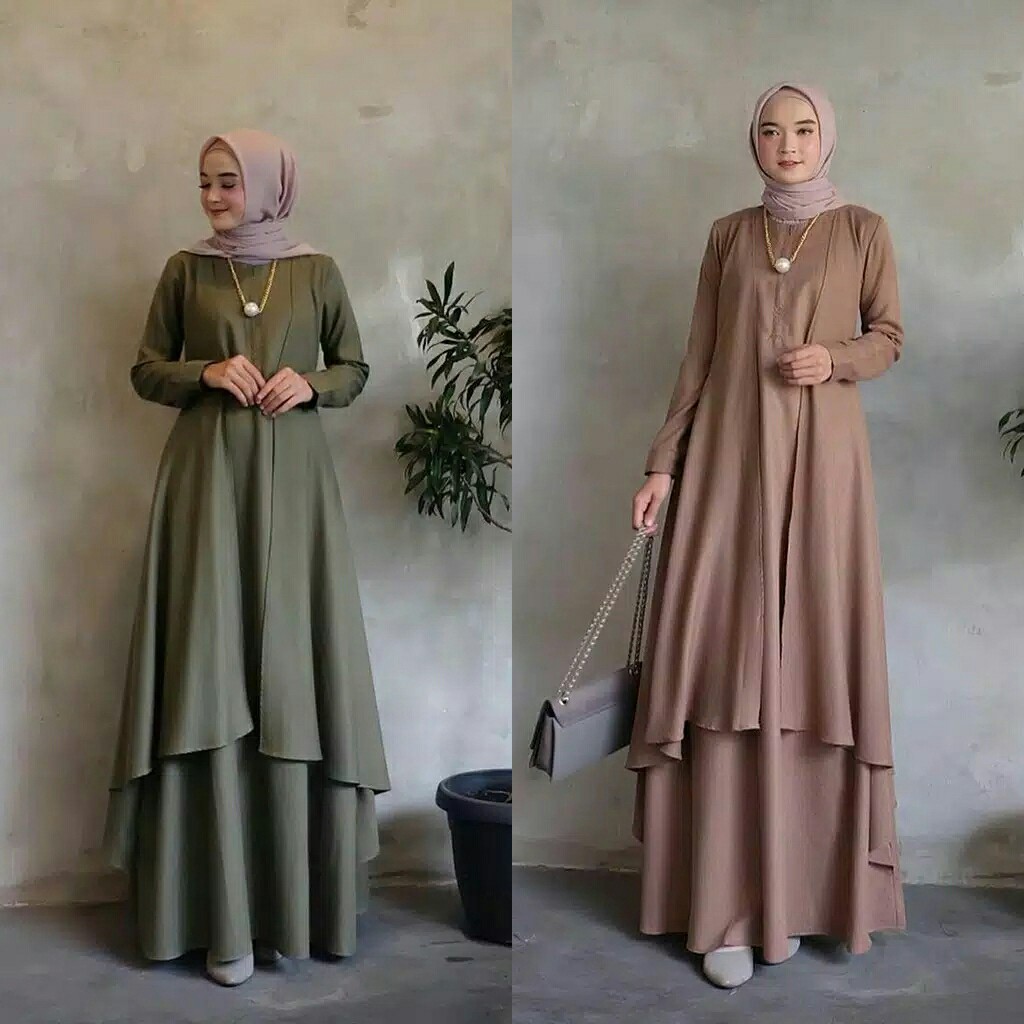 Bisa COD ANINDITA DRESS – Dress cantik Fashion Hits Gamis murah Dress muslim Dress muslim