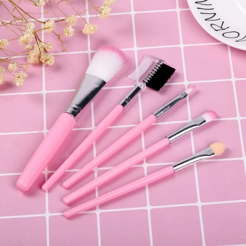 BRUSH MAKE UP SET ISI 5 PCS/ MAKE UP BRUSH/ KUAS MAKE UP PER SET ISI 5 PCS