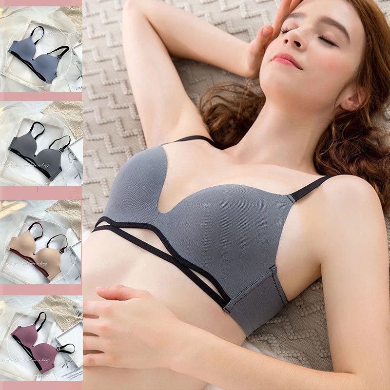 *ALIBABA1688* BRA FASHION WANITA PAKAIAN DALAM WANITA MUSIM PANAS TIDAK ADA STEEL BRA IMPORT