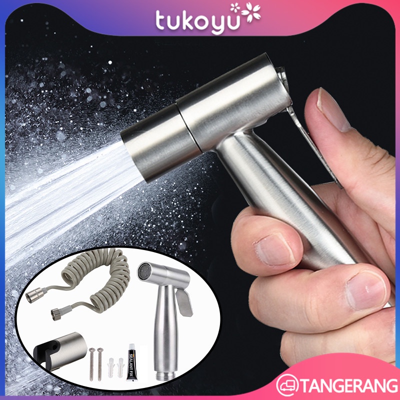 Jet Shower Closet Spiral Sower Bidet/Jet Shower Toilet Bidet Set/Jet Shower Bidet Semprotan Air Spra