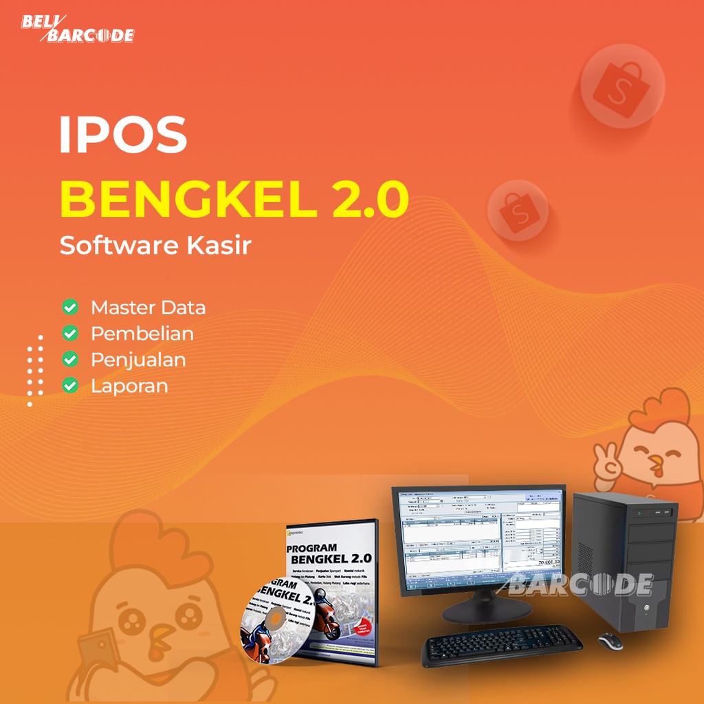Ipos Bengkel 2.0 Software Kasir Bengkel Motor Mobil &amp; Toko Onderdil Sparepart