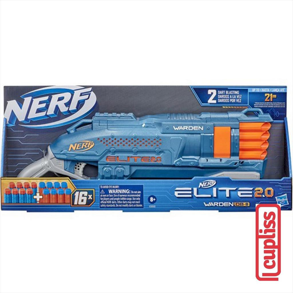 NERF Elite 2.0 Warden DB-8  Blaster Hasbro E9960