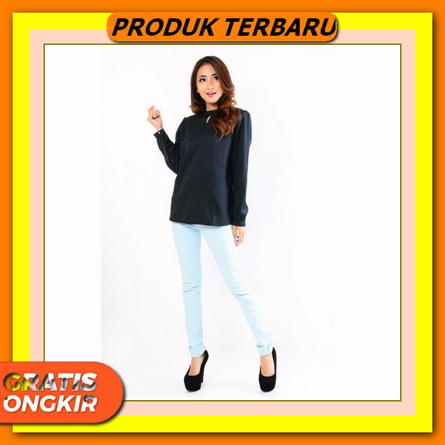(Cod) Kemeja Wanita Polos Lengan Panjang Oversize Cewek Jumbo Casual Murah Terbaru Kekinian Kemeja K
