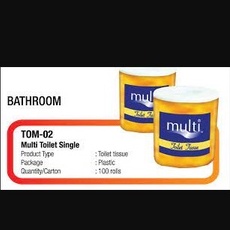 Tissue TOM-02 MT Toilet Single Gold