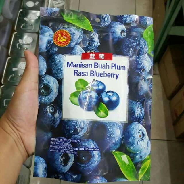 

Manisan Buah Plum Rasa Blueberry 200g - Manisan Buah Kering Plum 200g