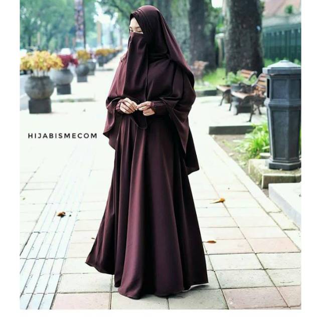 Aiko set coklat by hijabisme ORI
