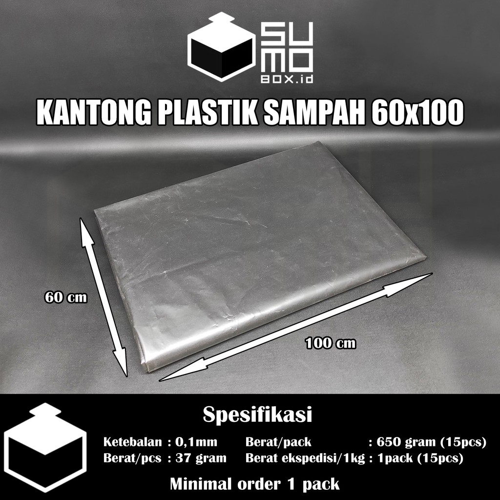 Jual Kantong Plastik HD SAMPAH SURYA MAKMUR 60x100 Isi 12pcs 90x120 Isi