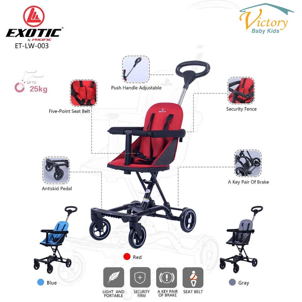 Exotic LW003 Magic Stroller - Kereta Dorong Bayi
