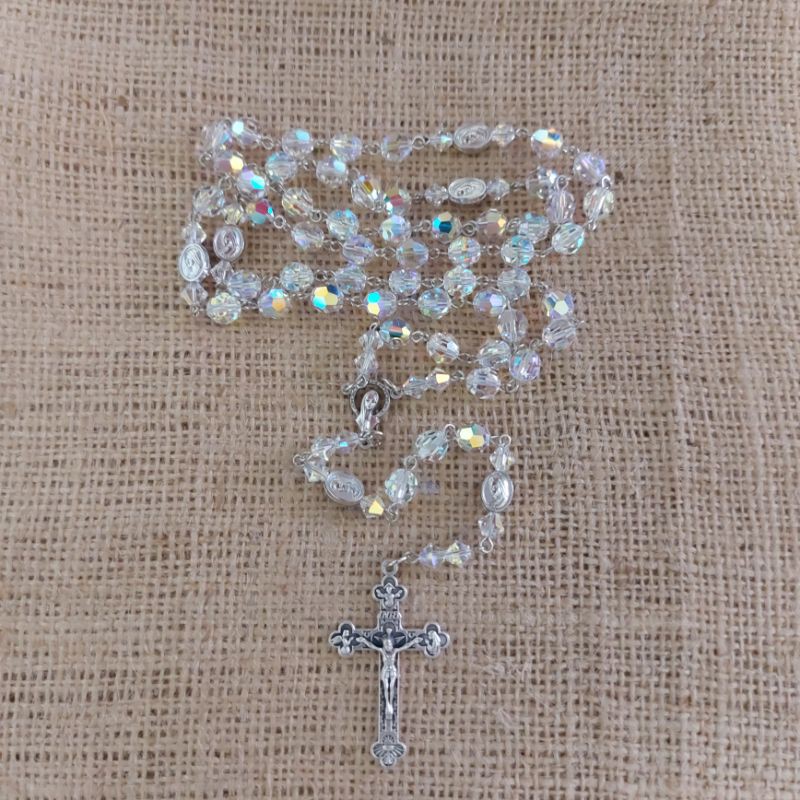 rosario swarovski austria lampion 8mm