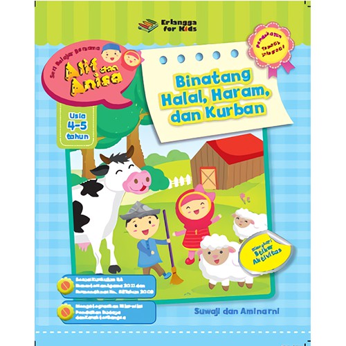 Erlangga For Kids - SBBAA: Tematik Integratif 5-6TH: Binatang Halal Haram & Kurban #