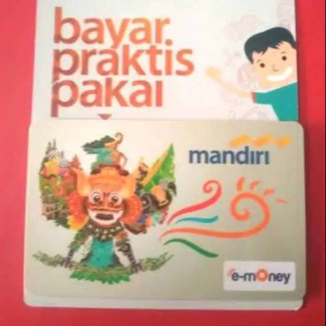 eMoney Mandiri / eTOLL Card ORI /Like Tapcash Flazz or Brizzi