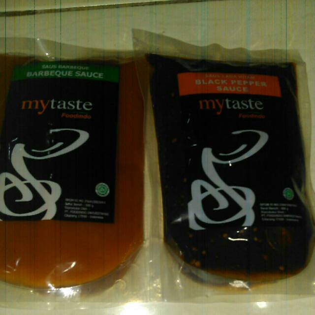 

Saus barbeque dan black paper