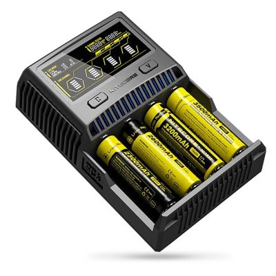 Nitecore Charger Baterai 4 Slot Li-ion NiMH - SC4 - Black