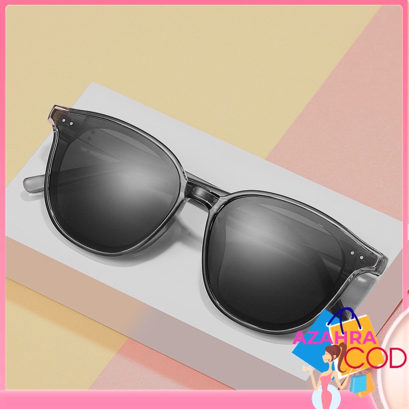 AZAHRA Kacamata hitam Fashion Unisex/Kacamata Style Korea/Kacamata Import Murah Sunglasses dua titik