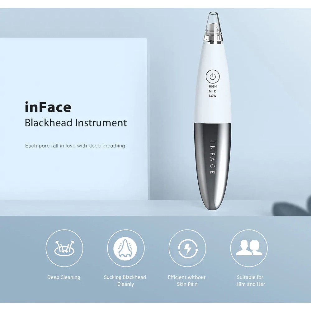 XIAOMI INFACE Blackhead Remover Instrument Face Deep Cleaning - MS7000 - Alat Pembersih Komedo Wajah